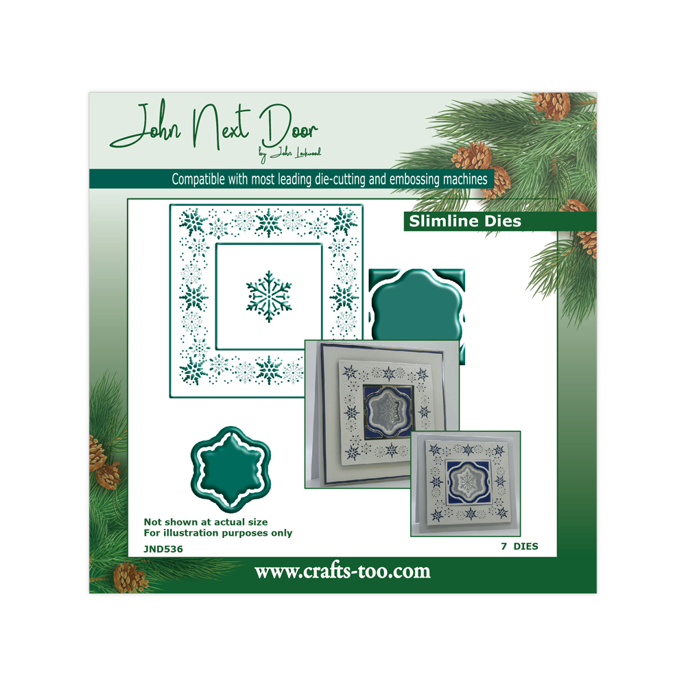 NEW John Next Door Christmas - Twisting Snowflake