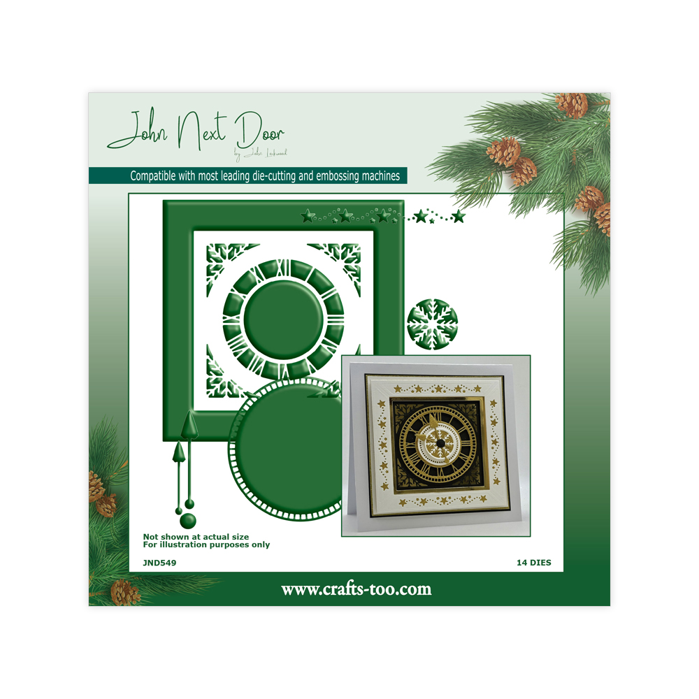 NEW John Next Door Christmas - Star Clock