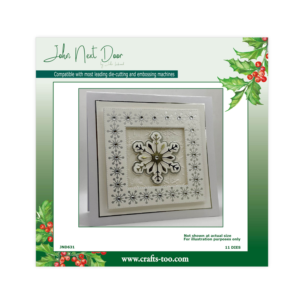 NEW John Next Door - Retro Snowflake Frame