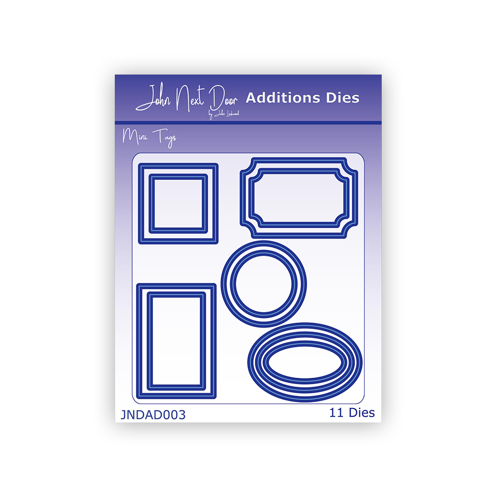 John Next Door Additions Dies - Mini Tags 11pcs