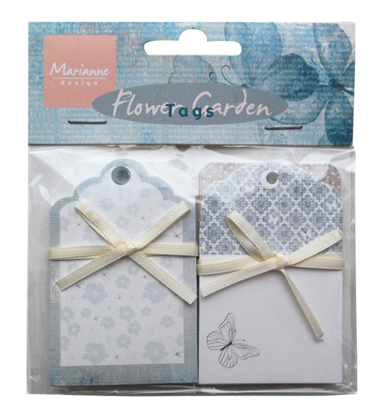 Marianne Design Decoration - Flower Garden (tags) Clearance