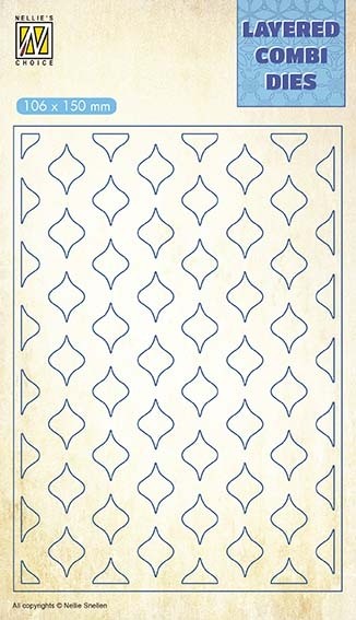 Nellie Snellen Layered Combi Dies - Eastern Oval layer B