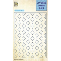 Nellie Snellen Layered Combi Dies - Eastern Oval layer B