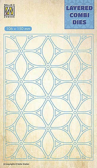 Nellie Snellen Layered Combi Dies - Flower Layer A