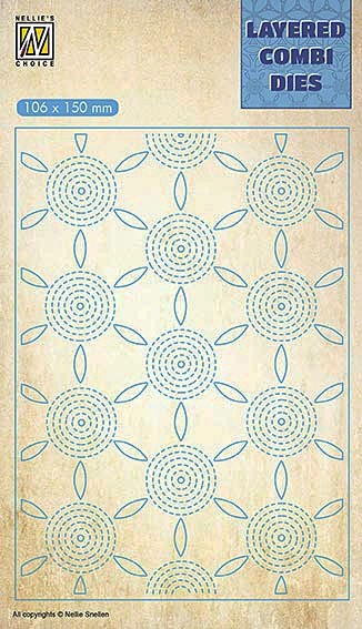 Nellie Snellen Layered Combi Dies - Flower Layer C