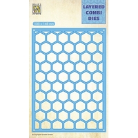 Nellie Snellen Layered Combi Dies Honey - Layer A