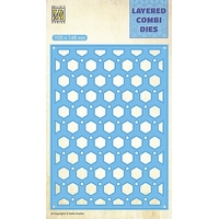 Nellie Snellen Layered Combi Dies Honey - Layer B