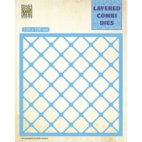 Nellie Snellen Layered Combi Dies Square - Layer A