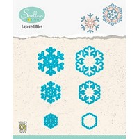 Nellie Snellen Layered Dies - Snowflakes 02