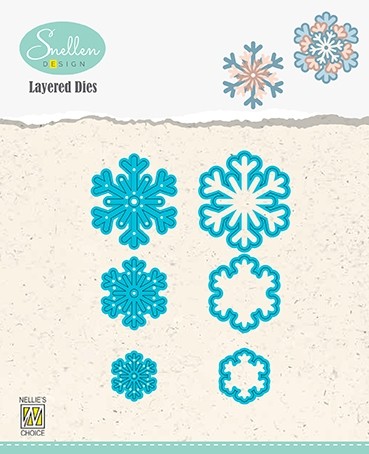 Nellie Snellen Layered Dies - Snowflakes 03