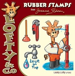 Lofty and Co Rubber Stamps - Leaky Lofty