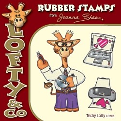 Lofty and Co Rubber Stamps - Techy Lofty
