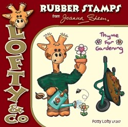 Lofty and Co Rubber Stamps - Potty Lofty