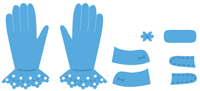 SPECIAL OFFER LESS THAN HALF PRICE Marianne Design Creatable - Tiny's Gloves