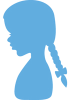 50% OFF  Marianne Design Creatable - Silhouette Girl with Ponytails