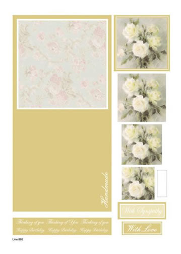 Card Kit Pirimage A4 Die Cut 10 Sheets