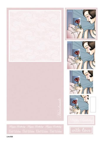 Card Kit Pirimage A4 Die Cut  10 Sheets