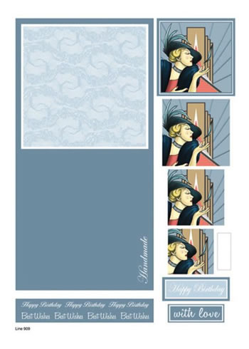 Card Kit Pirimage A4 Die Cut  10 Sheets
