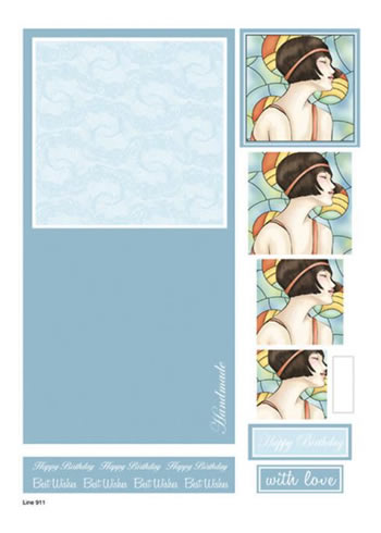 Card Kit Pirimage A4 Die Cut  10 Sheets