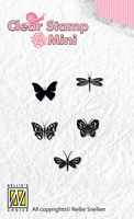 Nellie Snellen Clear Stamp Mini - Butterflies