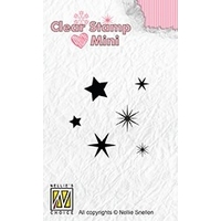 Nellie Snellen Clear Stamp Mini - Stars