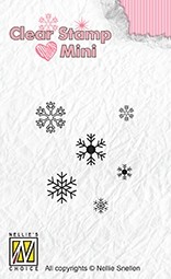 Nellie Snellen Clear Stamp Mini - Snowflake
