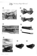 Monochrome Die Cut 3D Card - Boats (10 Sheets)