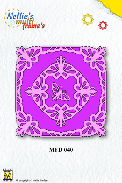 50% OFF  Nellie Snellen Multi Frame Dies - Square Butterflies