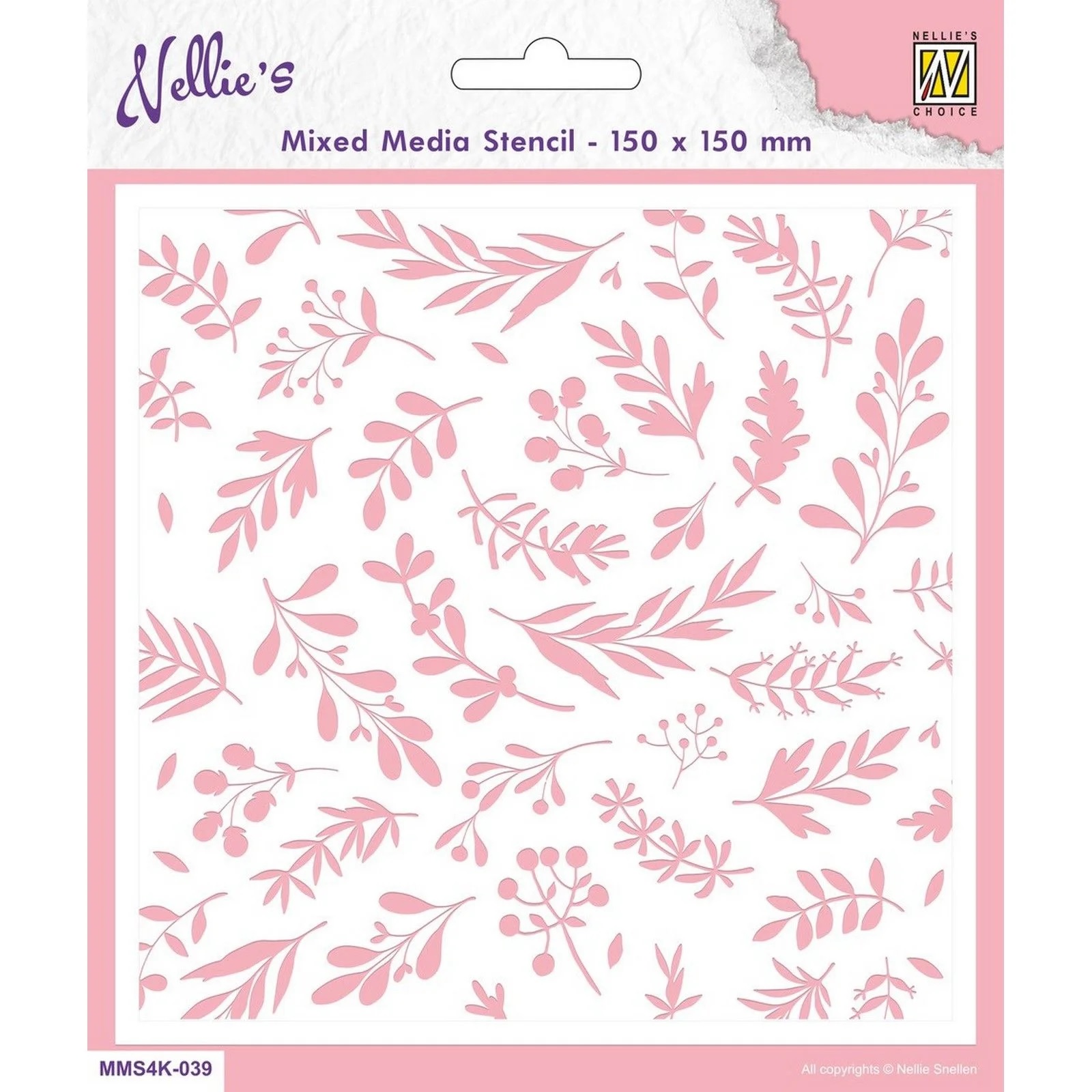 Nellie Snellen Stencil - Branches & Berries