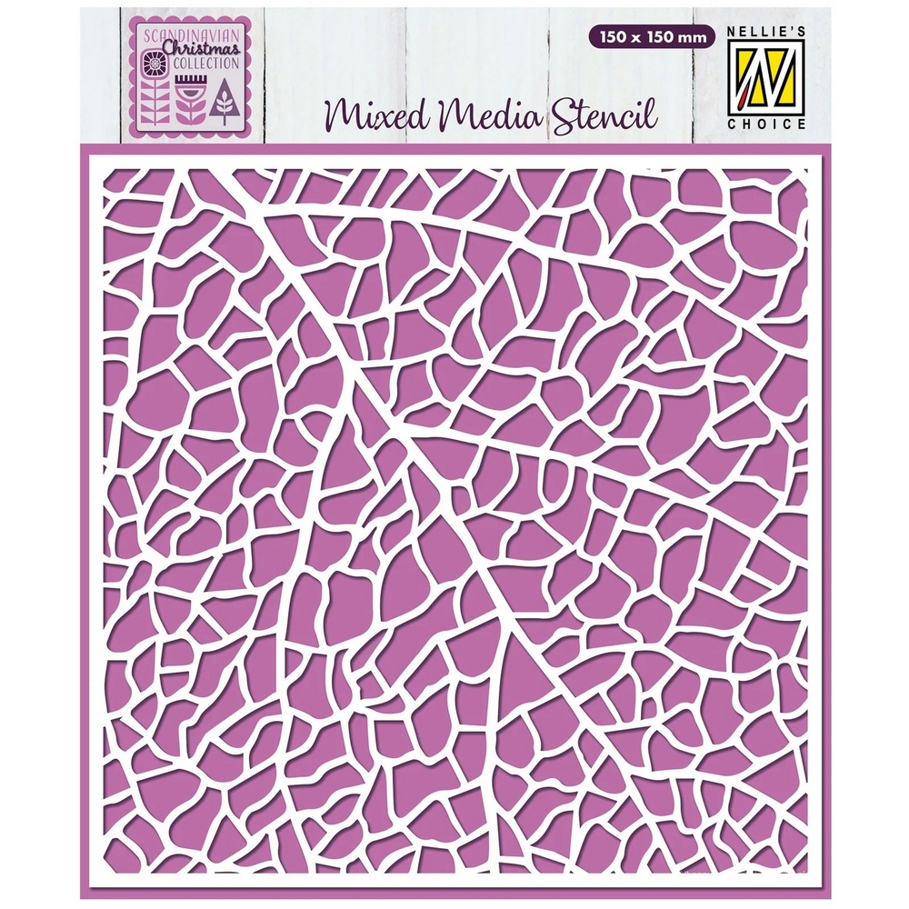 Nellie Snellen Stencil - Leaf Grain