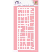 Back In Stock Nellie Snellen Stencil - Slimline Size Labyrinth