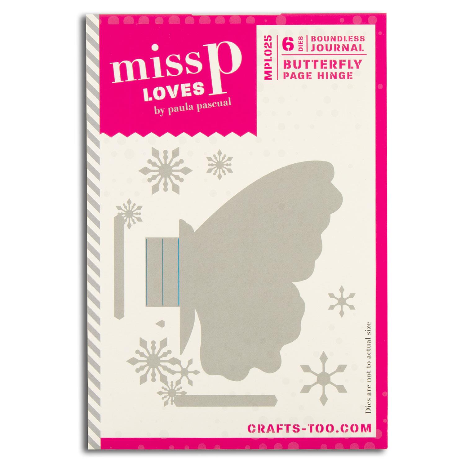 Miss P Loves Boundless Journal - Butterfly Page Hinge (6pcs)