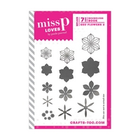 NEW Miss P Loves Boundless Book - Geo Flowers (7pcs)