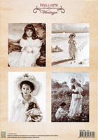 Nellie Snellen A4 sheet  Vintage - Girl