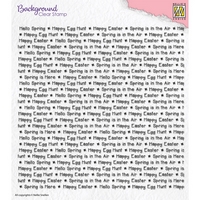 Nellie Snellen Background Clear Stamp - Happy Easter
