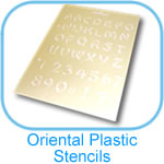 Oriental Plastic Stencils