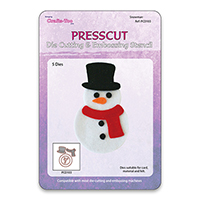 Presscut Cutting and Embossing Stencils - Snowman (5pcs) SALE