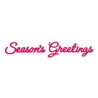 Presscut Cutting Die - Season's Greetings (2pcs)