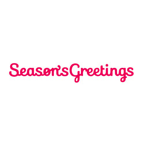 Presscut Cutting Die - Season's Greetings