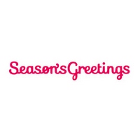 Presscut Cutting Die - Season's Greetings