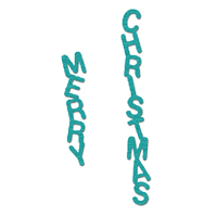 Presscut Cutting and Embossing Stencils - Merry Christmas