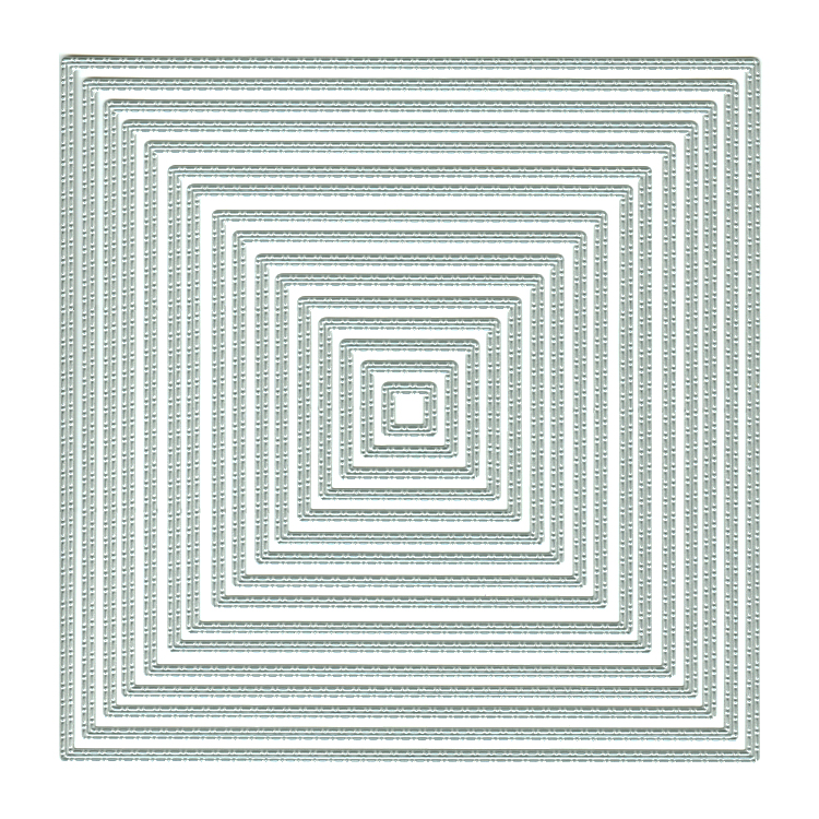 Presscut Cutting Nesting Dies - Stitch Die Squares PRE ORDER DUE 17/06