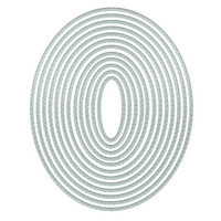 Presscut Cutting Nesting Dies - Stitch Dot Ovals Presscut Cutting Nesting Dies - Stitch Dot Ovals