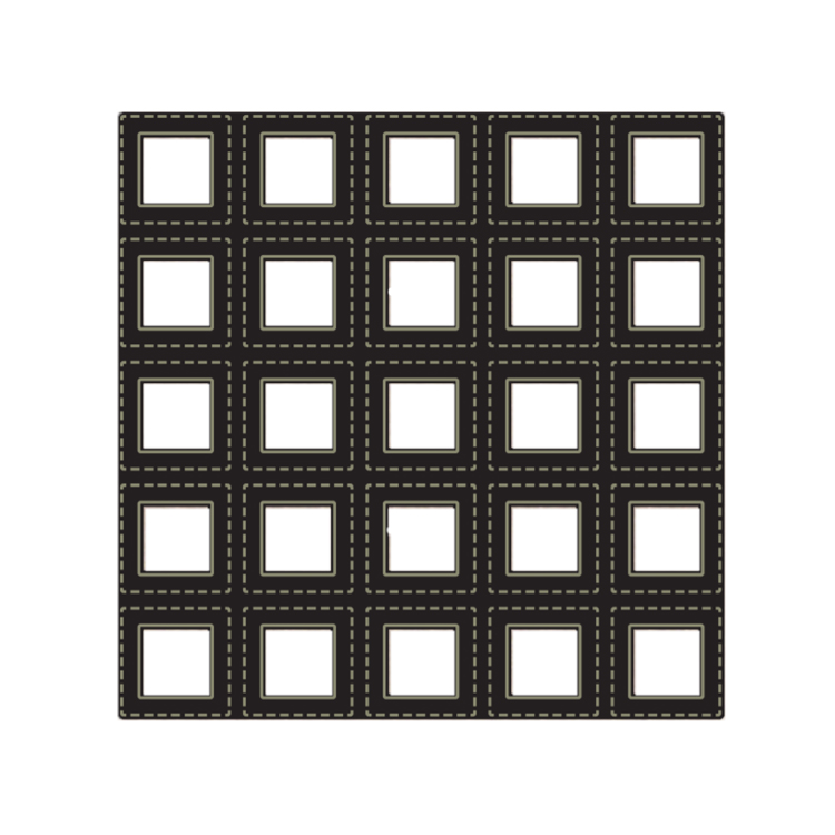 Presscut Multi Layer Die - Squares Layer B
