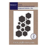 Presscut Background Collection - Hive (2pcs)