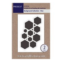 Presscut Background Collection - Hive (2pcs)