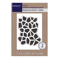 Presscut Background Collection - Pebbles (2pcs)