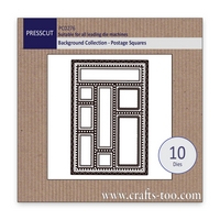 Presscut Background Collection - Postage Squares