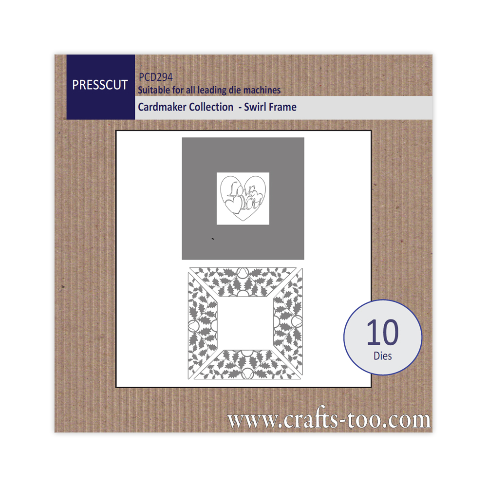 LIMITED STOCK Presscut Cardmaker Collection - Swirl Frame