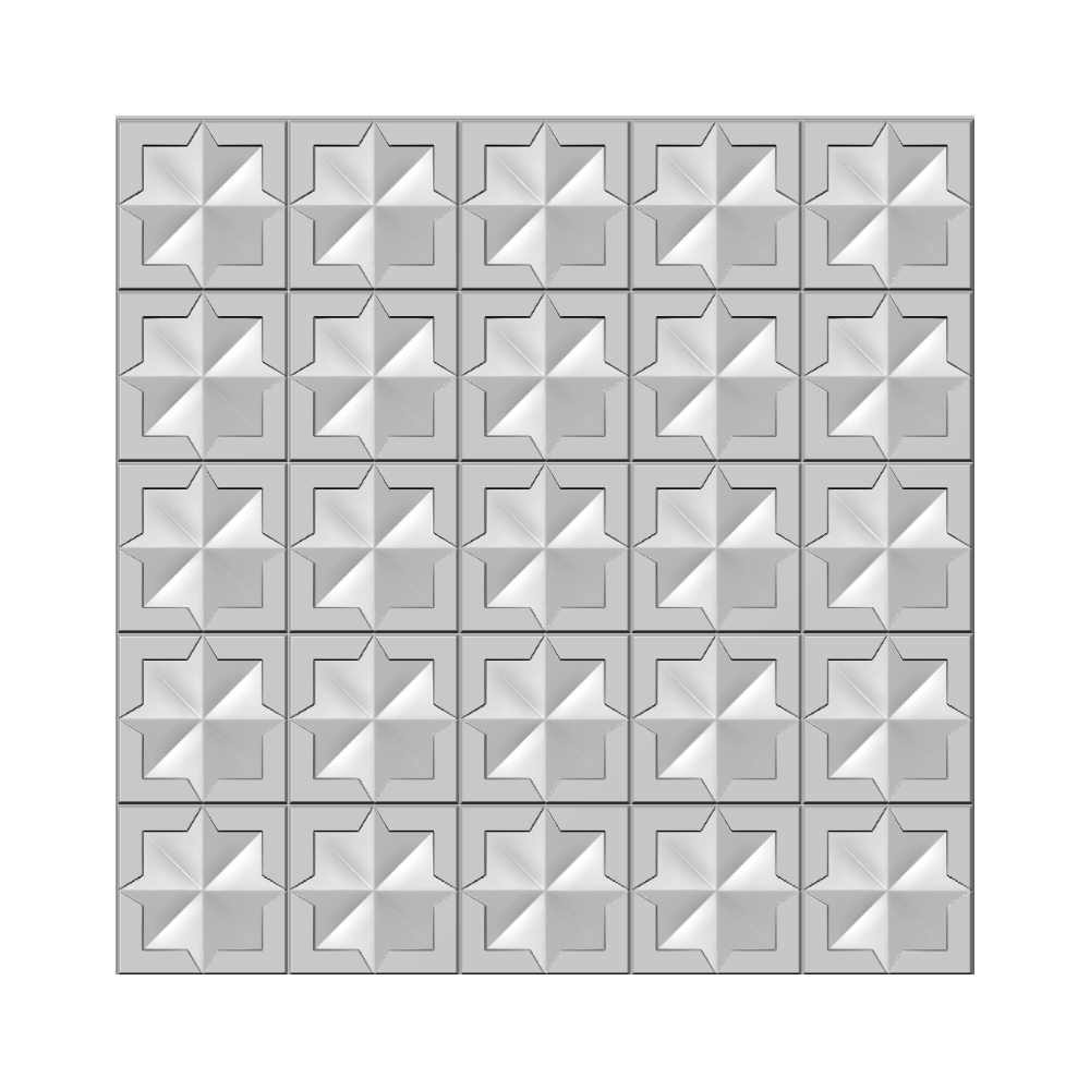 Presscut 3D Embossing Folder - Quilted Blocks